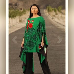 Indian Beautilful silk Puncho